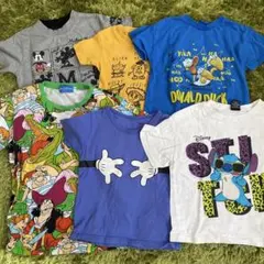 ディズニー　Tシャツ　まとめ売り　90-130