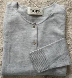 春服 ROPE カーディガン 毛100% 38 きれいめ 通勤