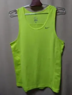 Nike Dri-FIT ノースリーブTシャツ S 蛍光イエロー
