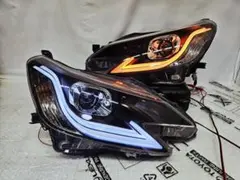 30ハリアー HCMOTIONZ LEDヘッドライト 左右セット (動作確認済