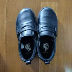 VANS 黒 スリッポンシューズ20センチ