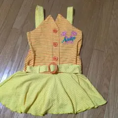 ANAP ノースリーブ ワンピース 100cm イエローのサムネイル