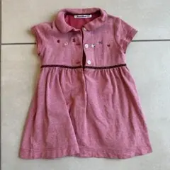 【美品】familiar 半袖ワンピース 100cm
