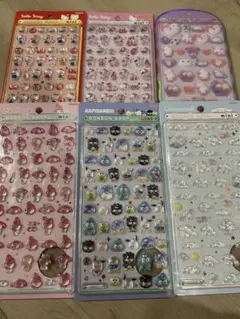 ボンボンドロップシール　ミニ サンリオ　コットンパフィー　ベイマックス