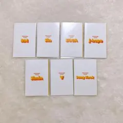 BTS Butter メッセージカード　all