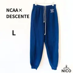 NCAA × DESCENTE デサント カレッジロゴ スウェットパンツ L