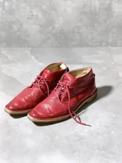 【値下中】DIESEL レッド レザー ブーツ