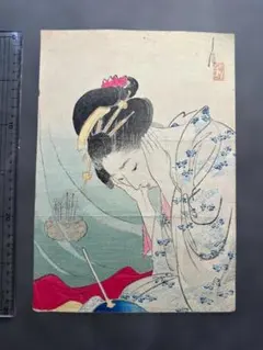 月岡芳年 木版画 風俗三十二相より「遊歩がしたそう」 - メルカリ