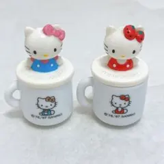 ハローキティ レトロ　ミニチュアマグカップ 2個セット