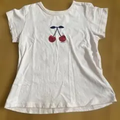 petit main さくらんぼ柄 Tシャツのサムネイル