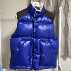 MONCLER ダウンベスト ブルー