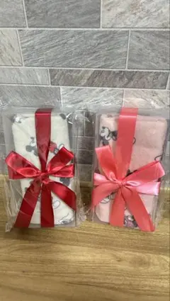 ミッキーマウスミニーマウス タオル 2枚セット