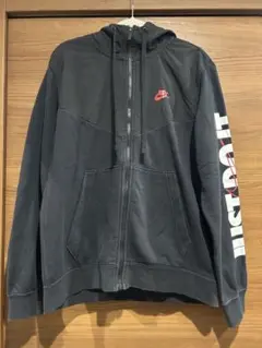 NIKE ナイキ　メンズ　素材切り替え　ジップアップ　パーカー　セットアップ