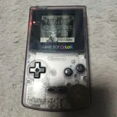 Nintendo ゲームボーイカラー クリアパープル 動作確認済み