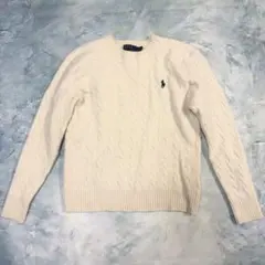 POLO RALPH LAUREN ケーブルニット セーター カシミヤ混