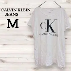 CALVIN KLEIN JEANS 【M】 ホワイトTシャツ　レディース
