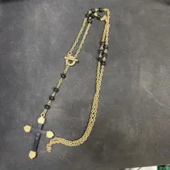 ゴールド　ロザリオ　ネックレス