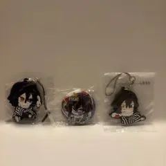 鬼滅の刃 伊黒小芭内 ラバーストラップ&缶バッジ