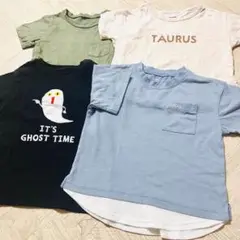 9/30朝までSALE！　 男の子　 おばけTシャツ等　4枚セット