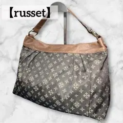 【russet】 ラシット ブラウン ナイロン ショルダーバッグ 肩掛け