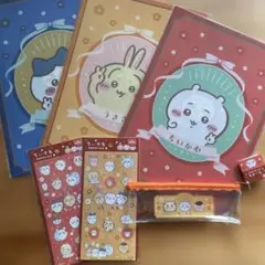 ちいかわ　クリアファイル　ビニールペンポーチ　シール　セット　キャンドゥ