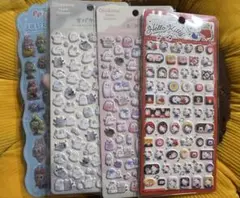 Obakenu フォームステッカー 4枚セット Hello Kitty