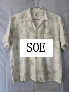 25ss美品 soe Leaf Patterned H/S Shirtsのサムネイル