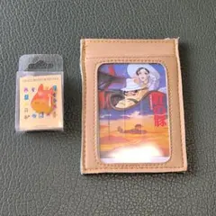 ジブリ　ムゼオビンズ　ムゼオトトロピンバッジ　紅の豚パスケース