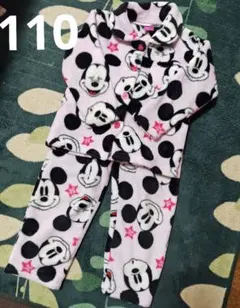 ミッキーフリースパジャマ　110