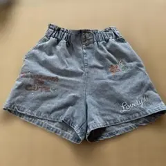 ジーンズ短パン　女児　150