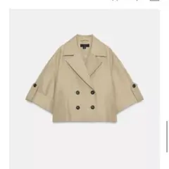 ZARA ショートスリーブトレンチ　xs