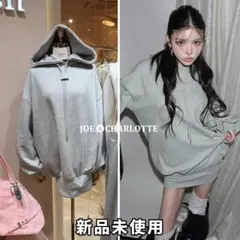 ダーリッチ darich カラーラメスウェットミニワンピース グレー FL