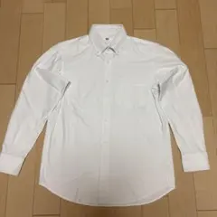 ユニクロ ファインクロスコンフォートシャツ Mサイズ ホワイト②
