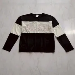 M*g様 【コンバース】 オールスター キッズ Tシャツ 【160】 黒 長袖