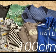 100cm 男の子　厚手の長袖　トレーナー　7着おまとめ