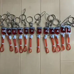 かわ血ぃ　輸血パック　キーホルダー　血液　おもしろ　12個セット