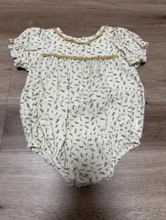 Little cotton clothes 花柄ロンパース 12-18M