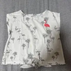 Gymboree フラミンゴ柄 Tシャツ XS(4)のサムネイル