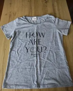 PEANUTS スヌーピー　チャーリーブラウン　グレー　Tシャツ