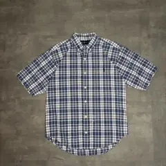 00s Ralph Lauren ラルフローレン 半袖チェックシャツ 短丈のサムネイル