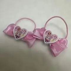 わんだふるプリキュア キュアワンダフル こむぎ ヘアゴム リボン ヘアリボン