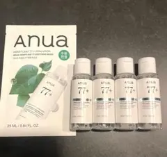 【Anua77+セット】40mlトナー4本／25mlシートマスク1枚のサムネイル
