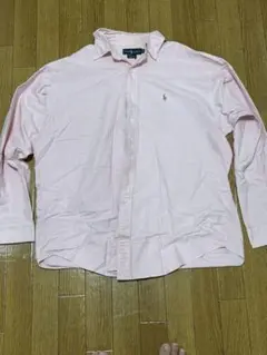 Polo Ralph Lauren 長袖シャツ ピンク 刺繍ロゴのサムネイル