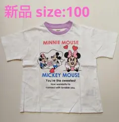 新品 LITTC ミッキー＆ミニー Tシャツ 100のサムネイル