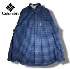 Columbia チェック柄ネルシャツ