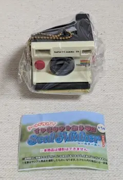 シールが作れる！インスタントカメラ型シールメーカーマスコット ホワイト☆ガチャ
