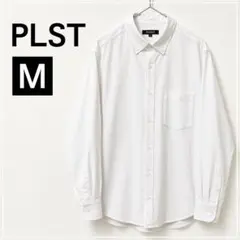 PLST ボタンダウンシャツ ストライプ