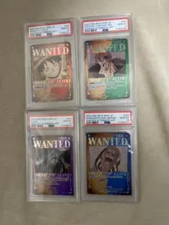 【PSA10 連番】ルフィ キッド ドフラミンゴ カイドウ 手配書SP