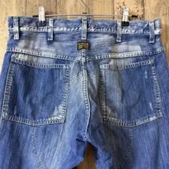 G-STAR RAW ワークデニム ヴィンテージ加工 W34相当 ボタン