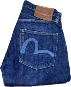 EVISU エヴィス デニムパンツ 30x32 カモメ刺繍